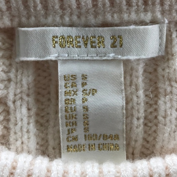 Forever 21 Cream Knit Sweater Top - Picture 7 of 7